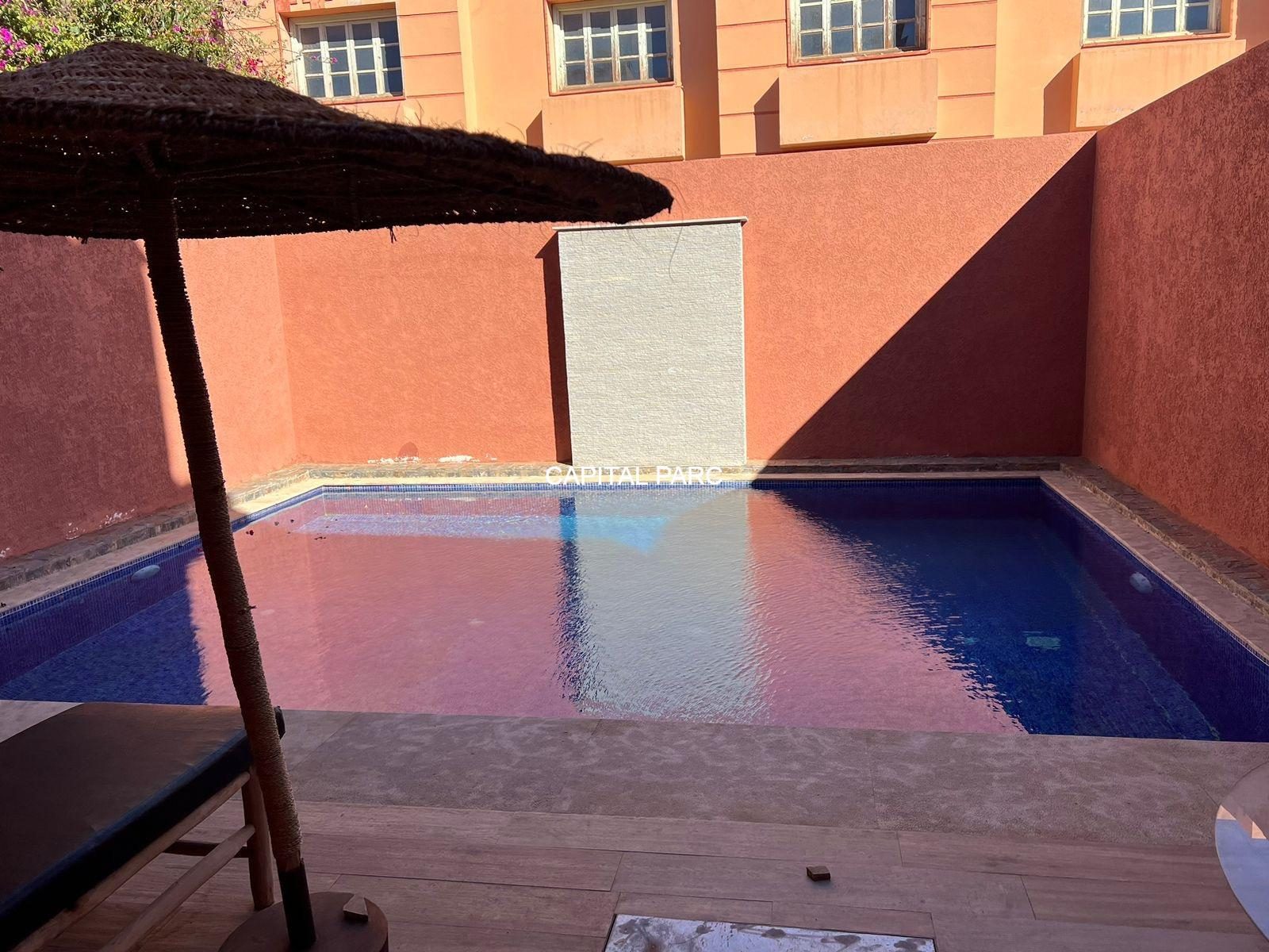 Villa meublée 3 ch. à louer, Tamansourt Marrakech — Villa meublée, Marrakech