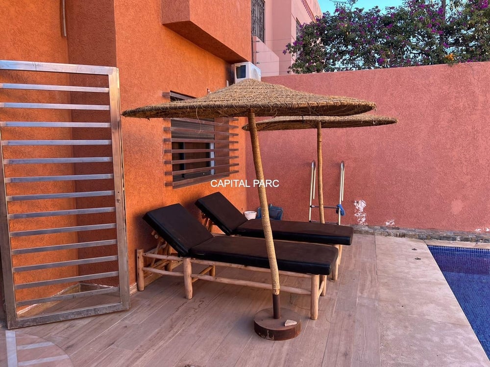 Villa meublée 3 ch. à louer, Tamansourt Marrakech — photo 2