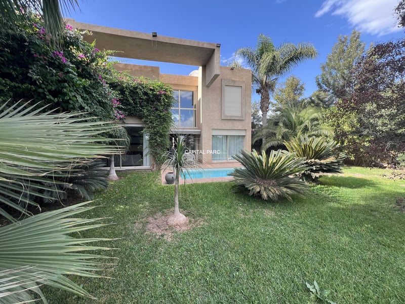 Villa meublée 500 m² à louer front golf, Tahanaoute, Marrakech — Villa meublée, Tahanaoute