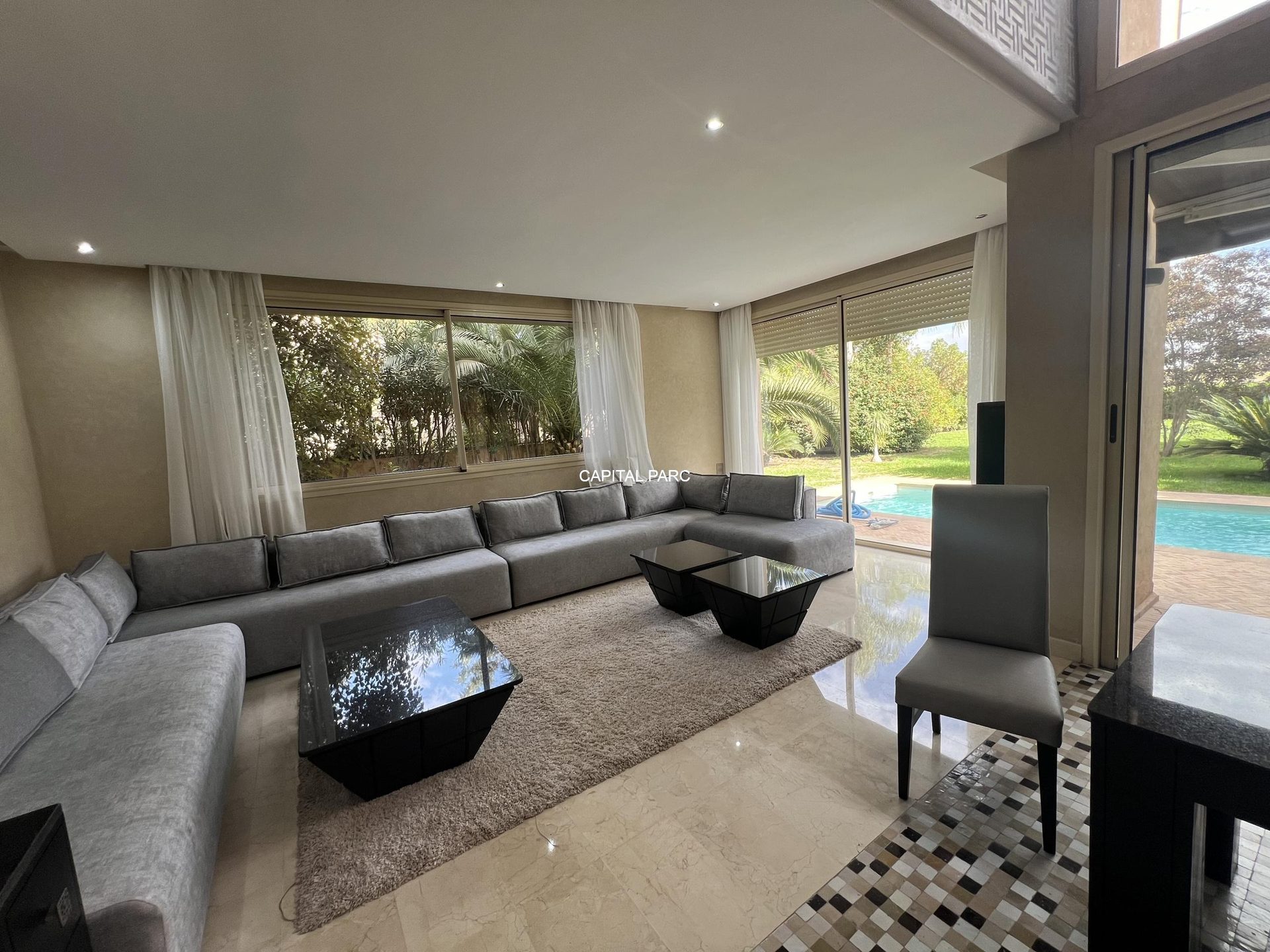 Villa meublée 500 m² à louer front golf, Tahanaoute, Marrakech — miniature 2