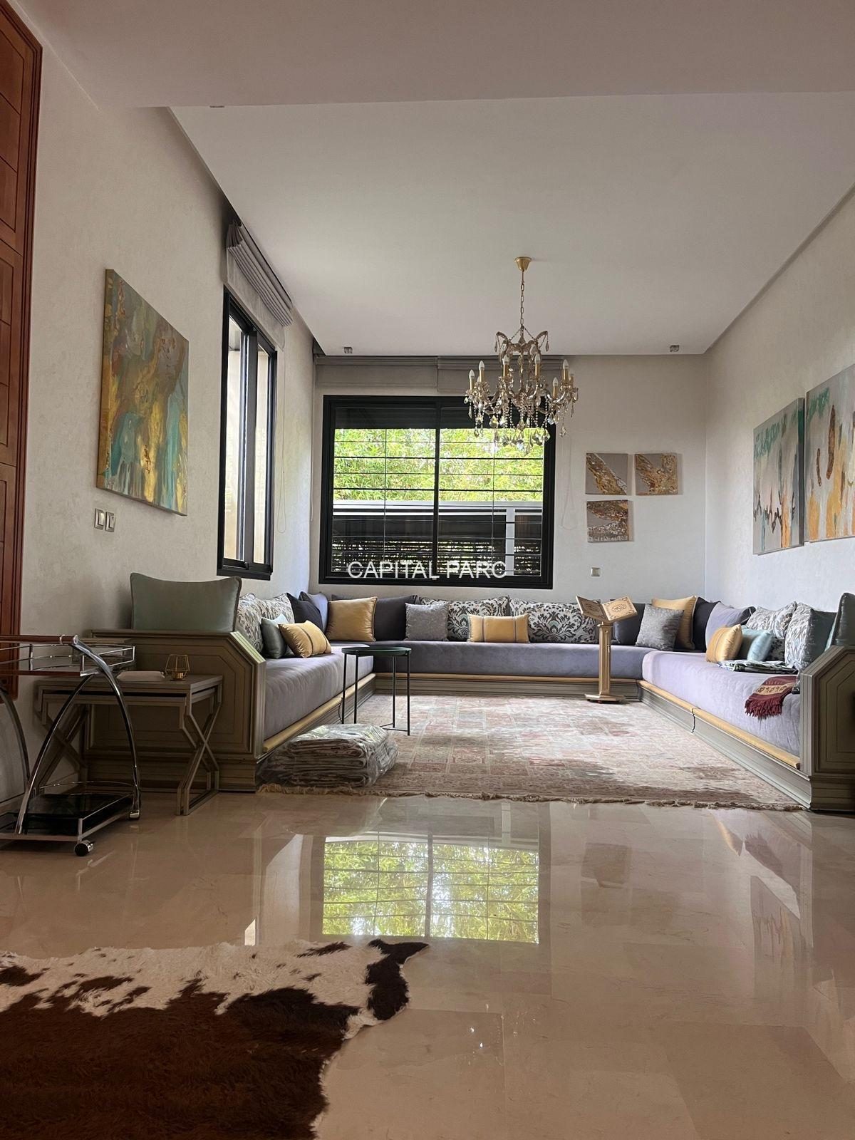 Villa meublée 3 ch. 140 m² à louer Targa, Marrakech — miniature 15