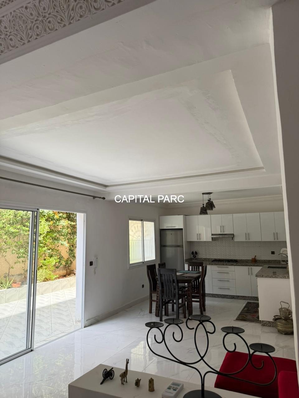 Villa meublée RDC 140 m² 2 ch. à louer Targa, Marrakech — miniature 3