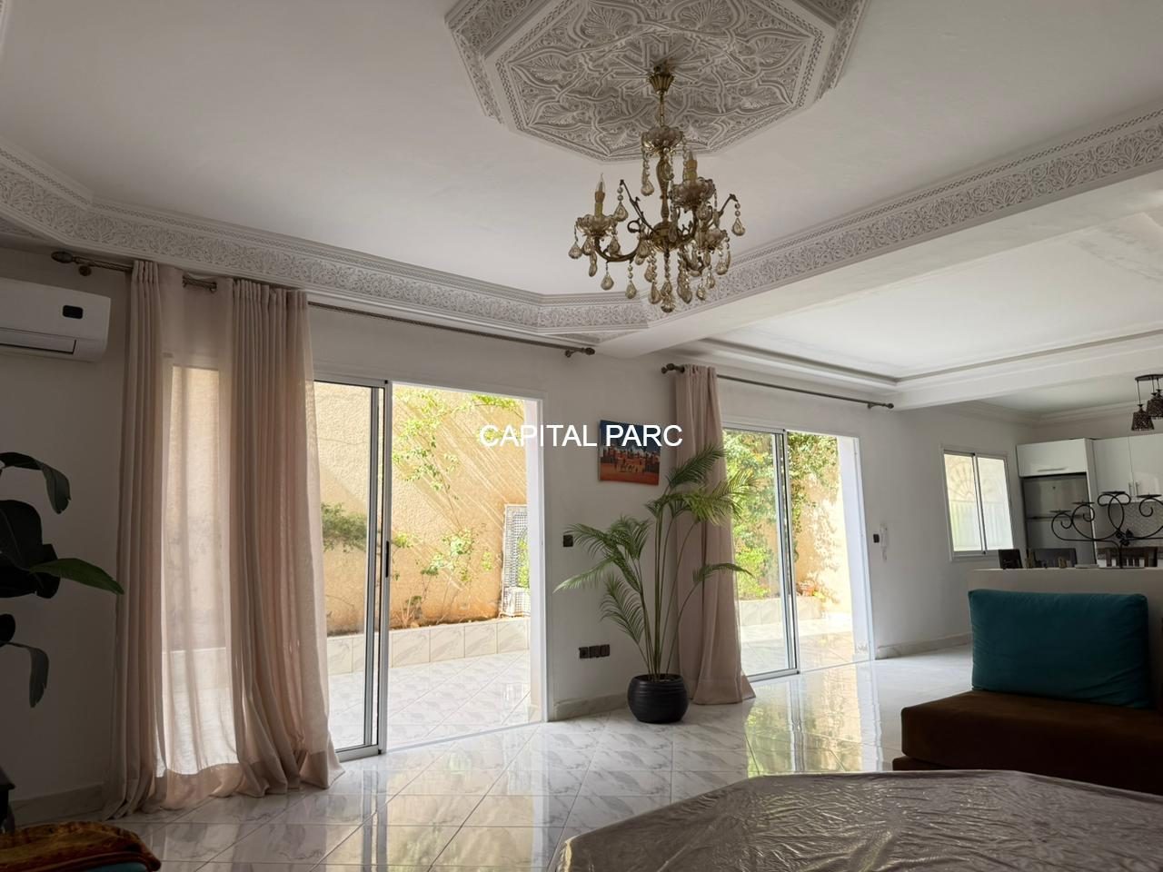 Villa meublée RDC 140 m² 2 ch. à louer Targa, Marrakech — miniature 8