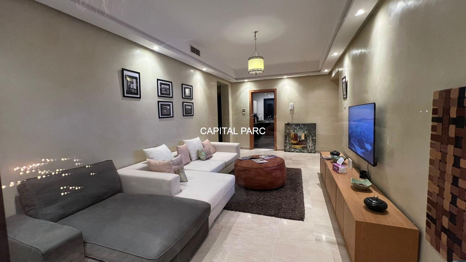 Appartement meublé 100 m² à louer, Hivernage, Marrakech — Appartement meublé, Marrakech