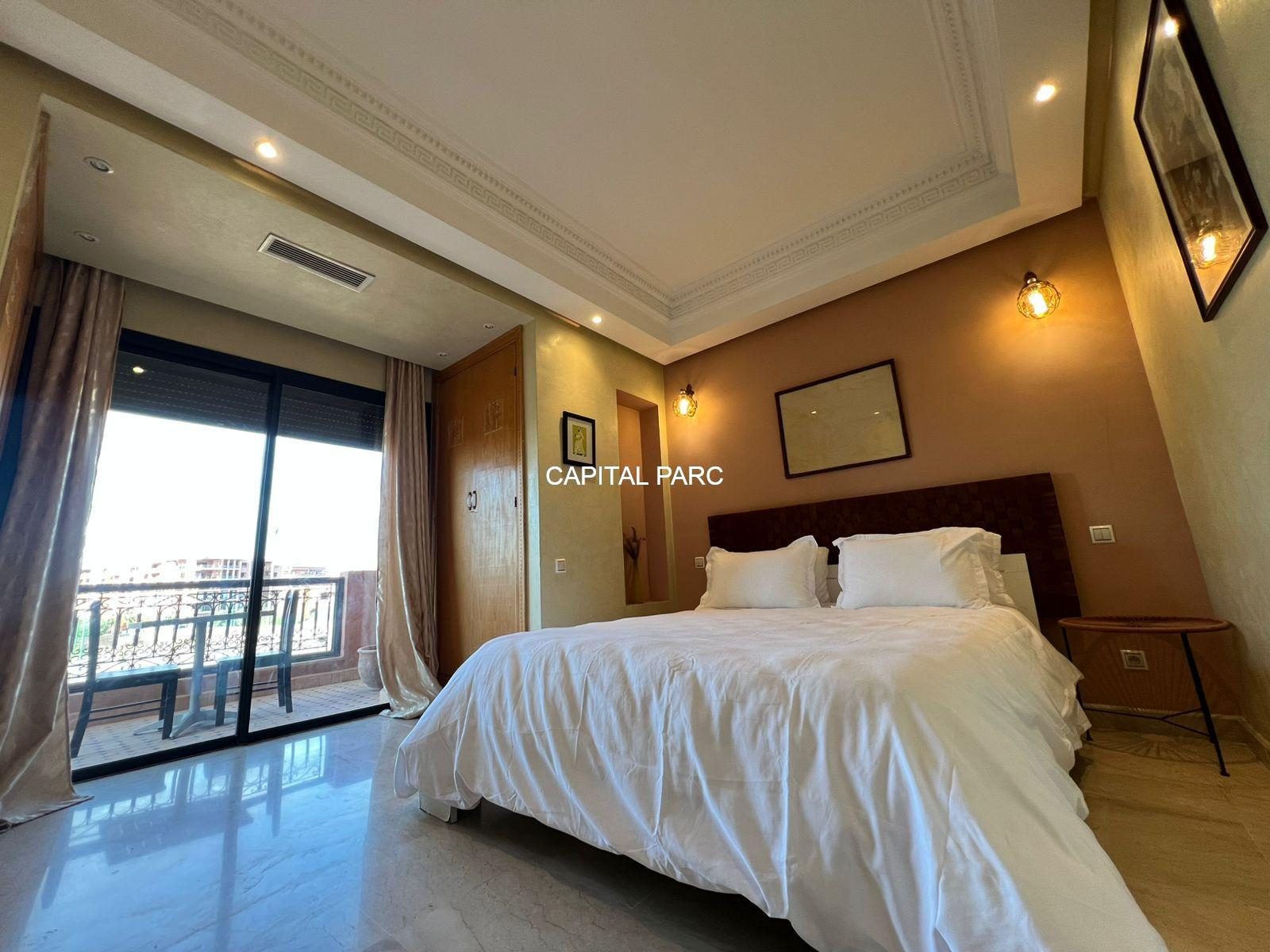 Appartement meublé 100 m² à louer, Hivernage, Marrakech — miniature 6
