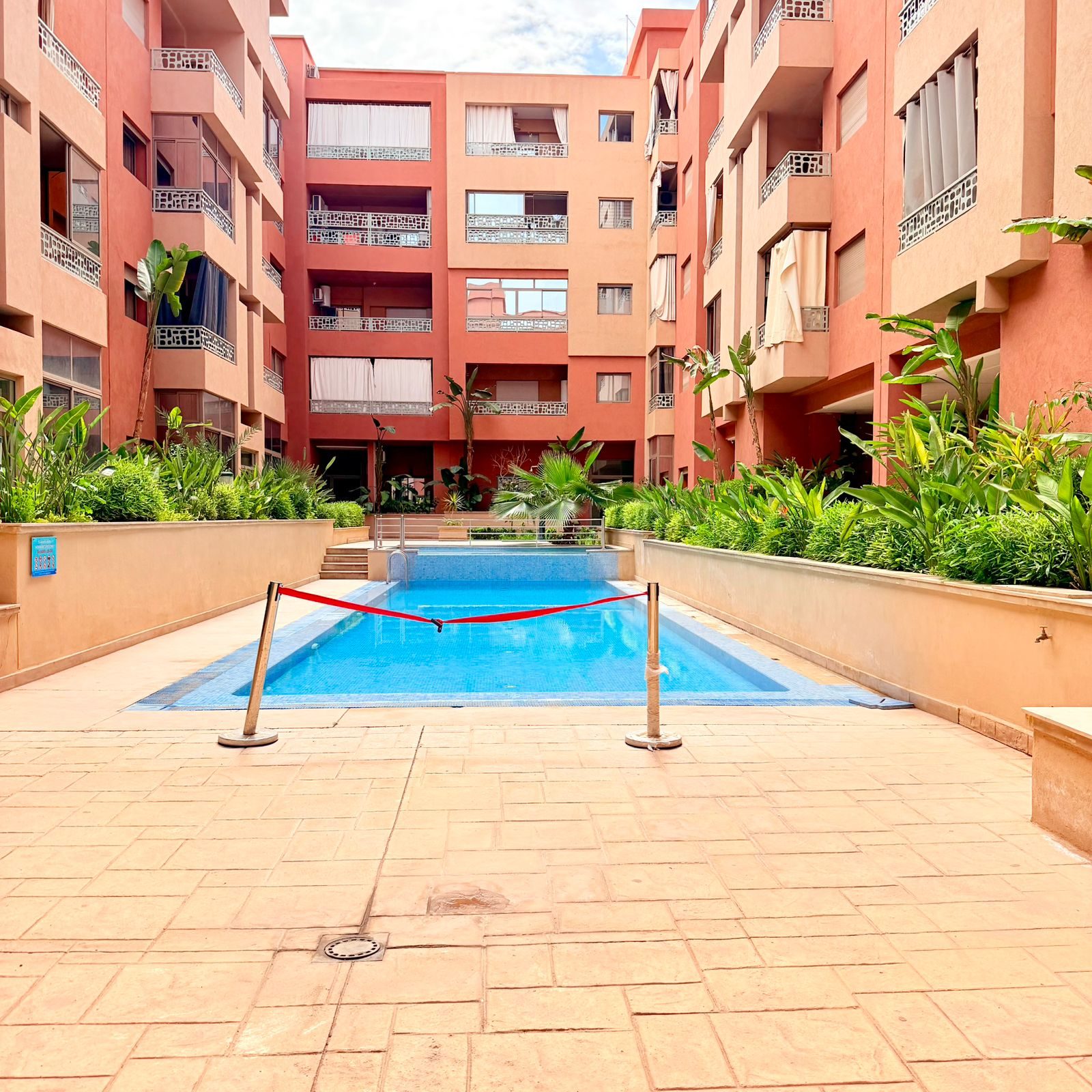 Appartement meublé 2 ch. à louer, Rte de Safi, Marrakech — Appartement meublé, Marrakech