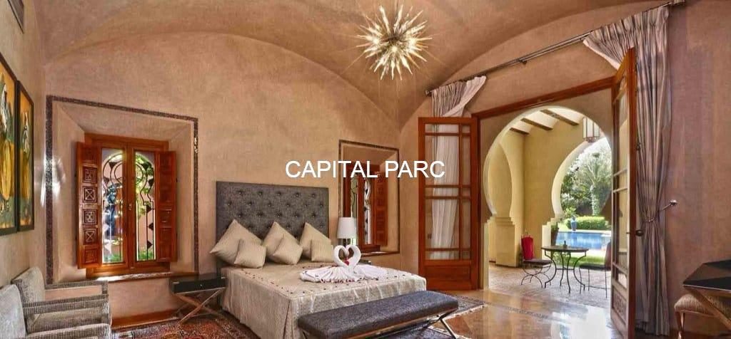 Villa de luxe 1000 m² à louer, Palmeraie Marrakech — miniature 8