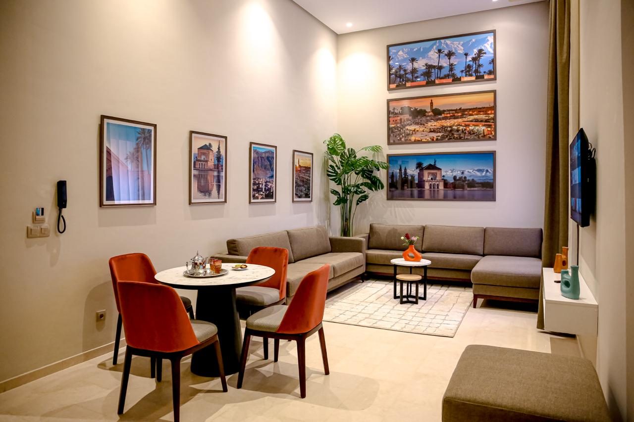 Appartement meublé 45 m² 1 ch. à louer Guéliz, Marrakech — Appartement meublé, Marrakech
