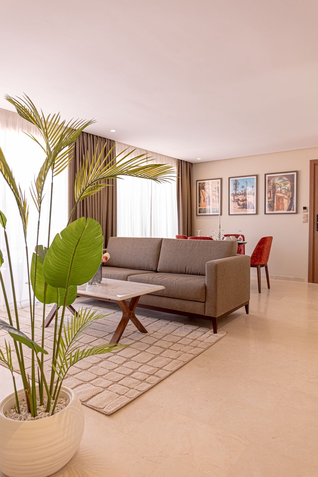 Appartement meublé 45 m² 1 ch. à louer Guéliz, Marrakech — miniature 11