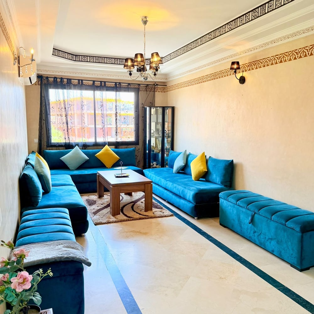 Appartement meublé 2 ch. avec piscine à louer, Rte de Casablanca, Marrakech — photo 11