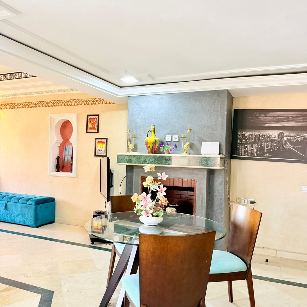 Appartement meublé 2 ch. avec piscine à louer, Rte de Casablanca, Marrakech — photo 12