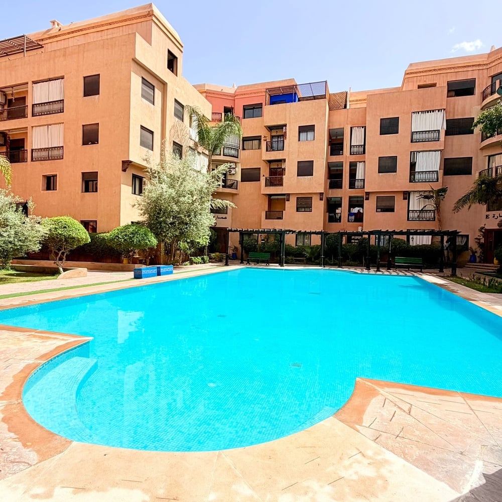 Appartement meublé 2 ch. avec piscine à louer, Rte de Casablanca, Marrakech — photo 16
