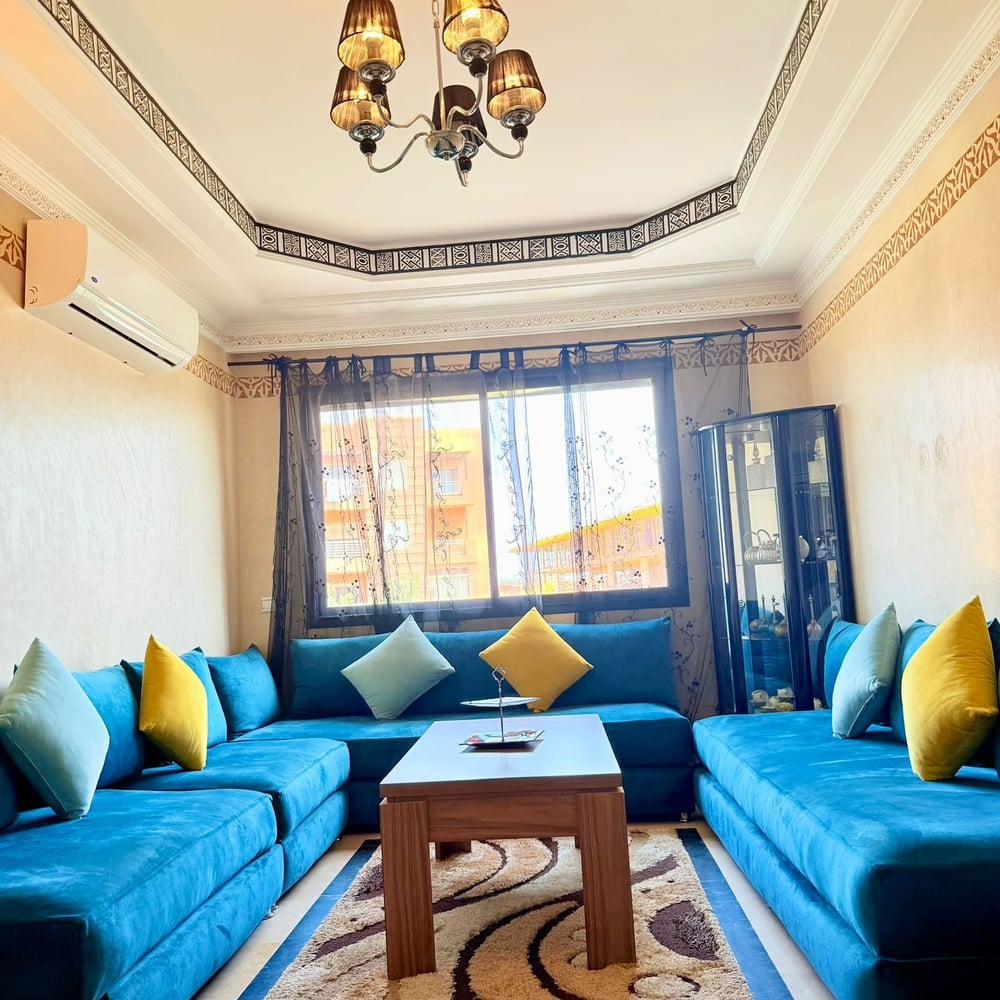 Appartement meublé 2 ch. avec piscine à louer, Rte de Casablanca, Marrakech — photo 3