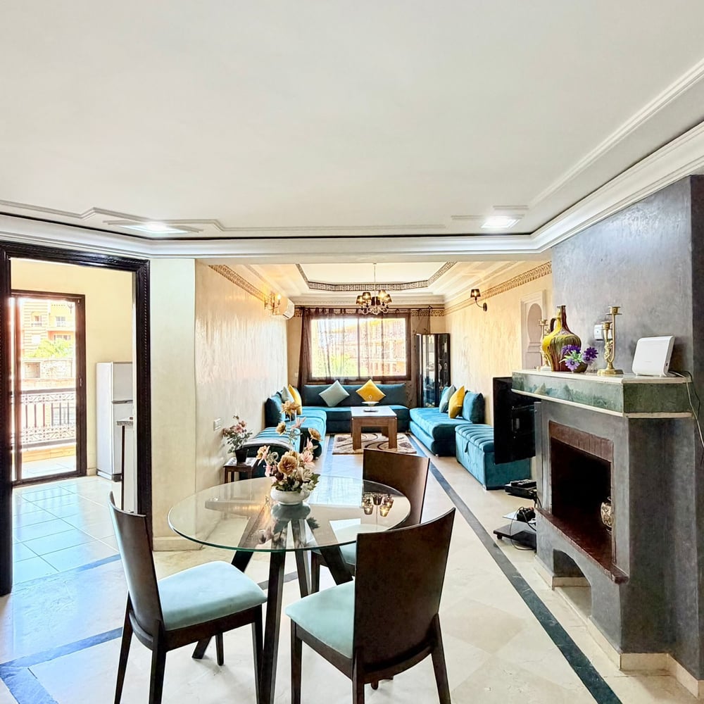 Appartement meublé 2 ch. avec piscine à louer, Rte de Casablanca, Marrakech — photo 4