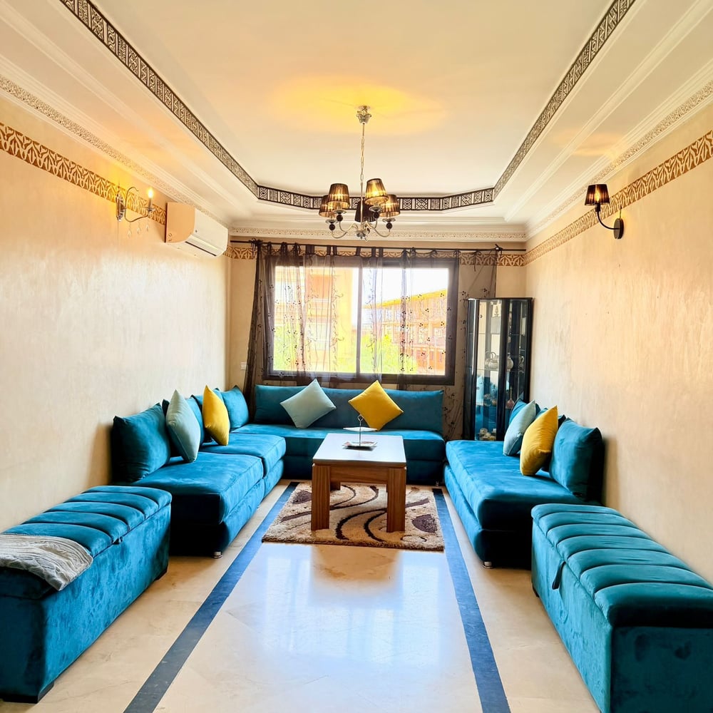 Appartement meublé 2 ch. avec piscine à louer, Rte de Casablanca, Marrakech — photo 7