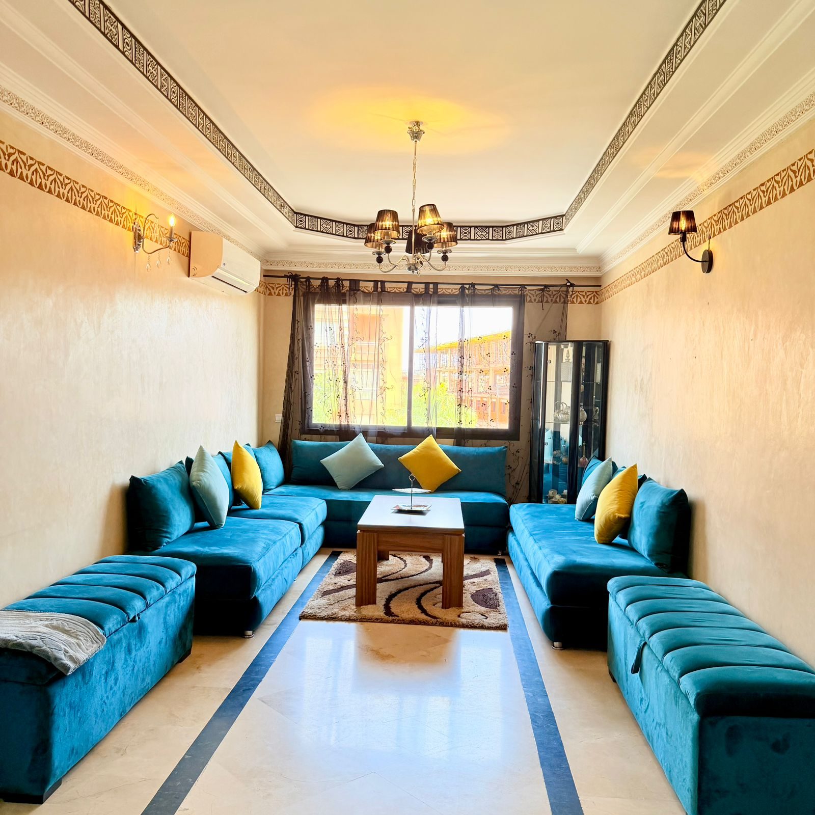 Appartement meublé 2 ch. avec piscine à louer, Rte de Casablanca, Marrakech — miniature 7