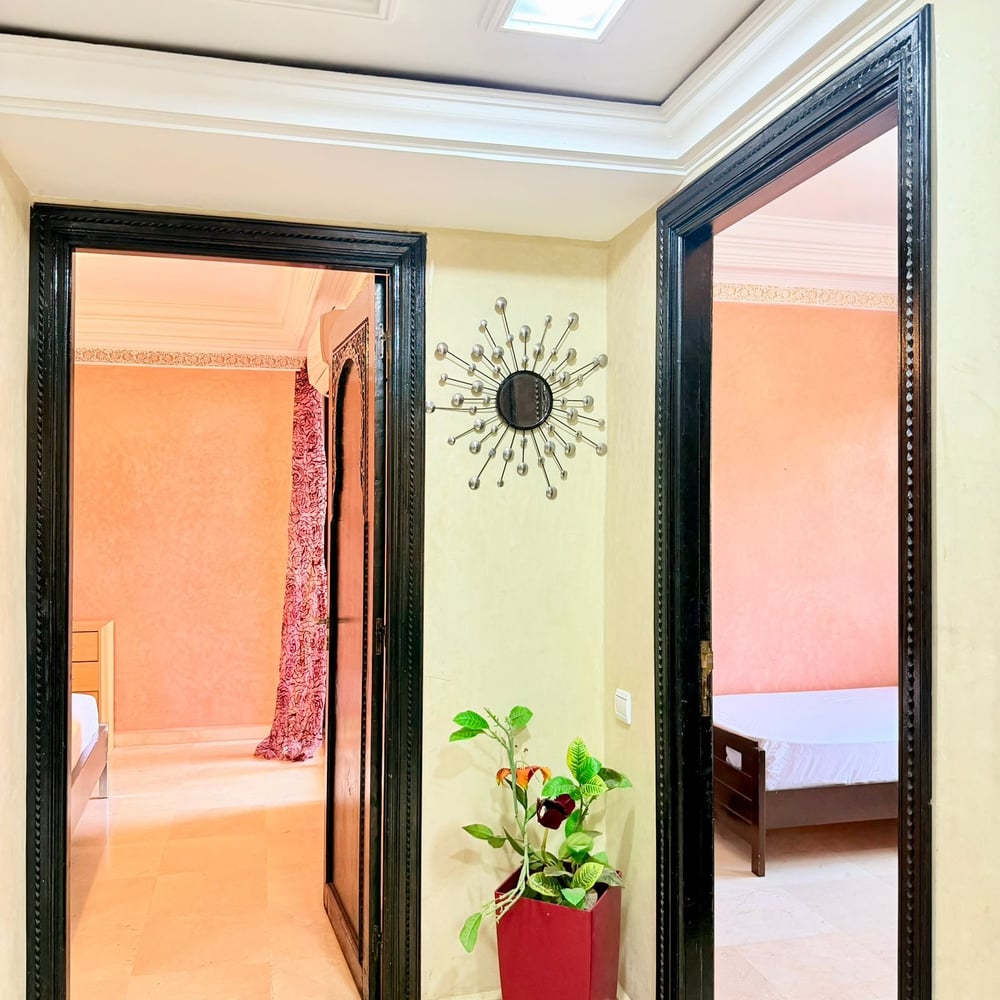 Appartement meublé 2 ch. avec piscine à louer, Rte de Casablanca, Marrakech — photo 9