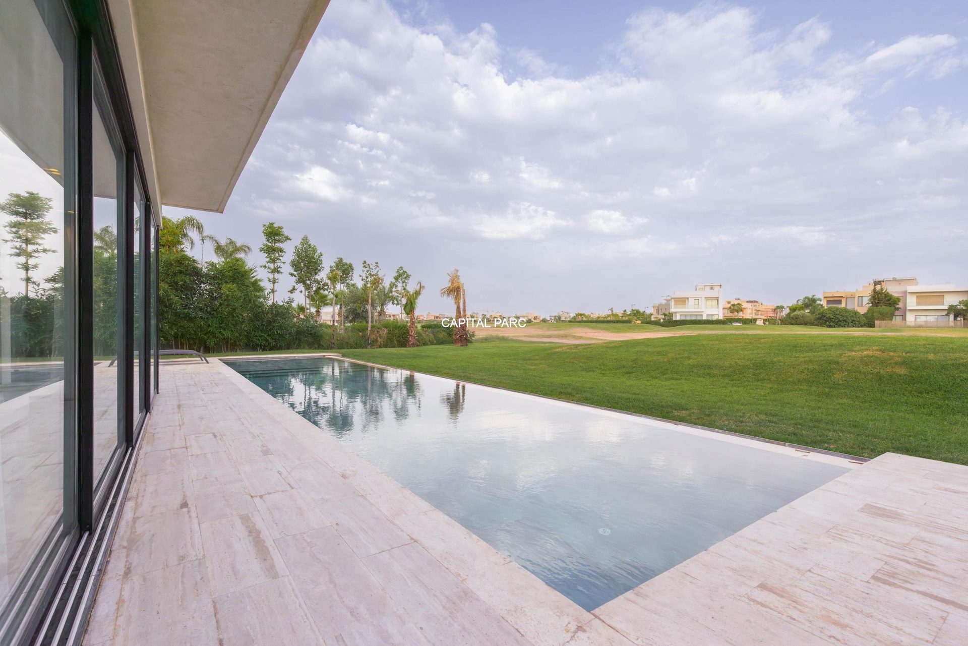Villa moderne 5 ch. 500 m² à louer, Tahanaoute Marrakech — Villa meublée, Tahanaoute