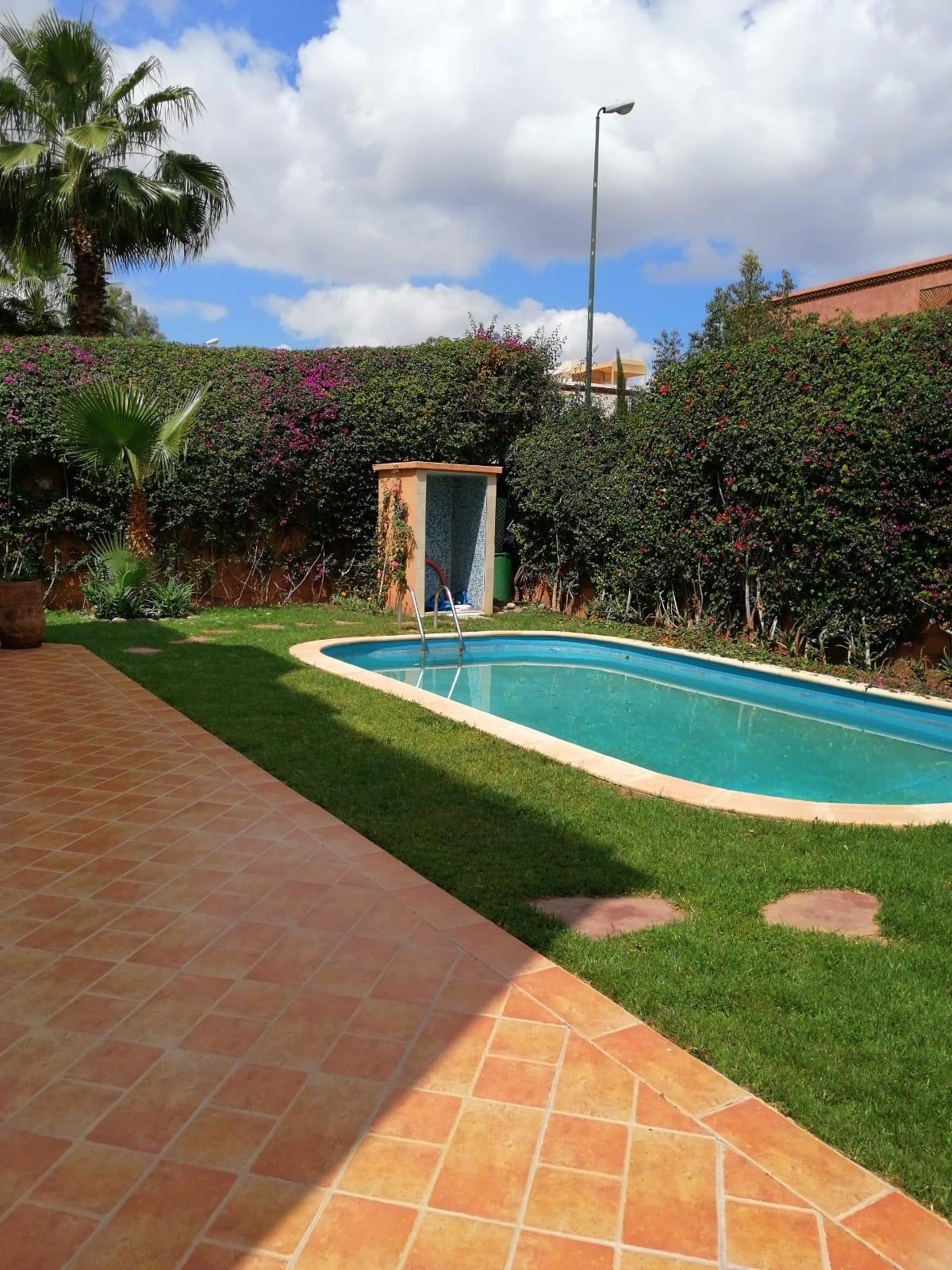 Villa vide 655 m² à louer, résidence Targa, Marrakech — Villa vide, Marrakech