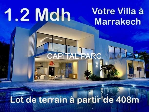 Lot de terrain 408 m² à vendre Marrakech — Lot de terrain, Marrakech