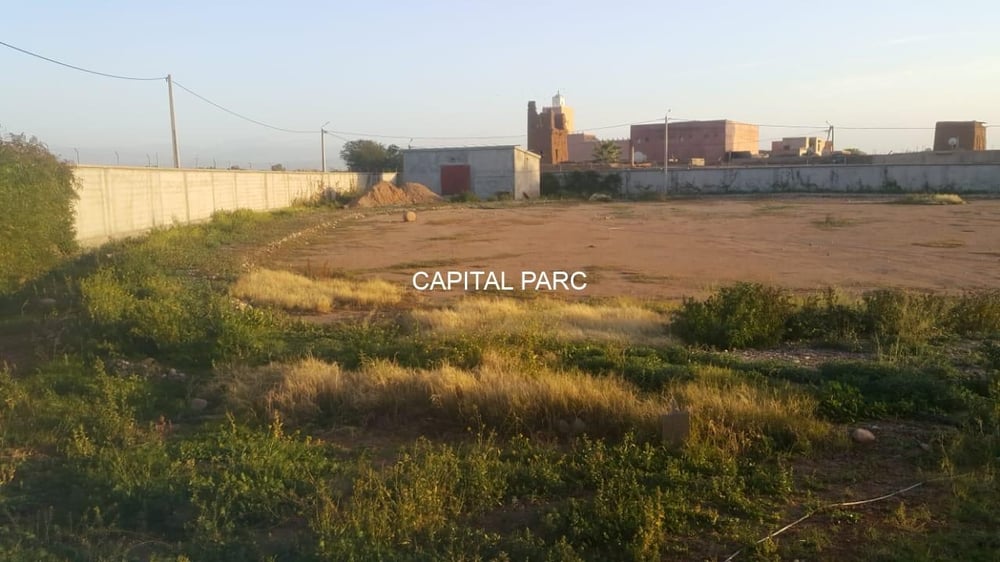 Terrain 1 ha clôturé à vendre, plan villa, Marrakech — photo 2