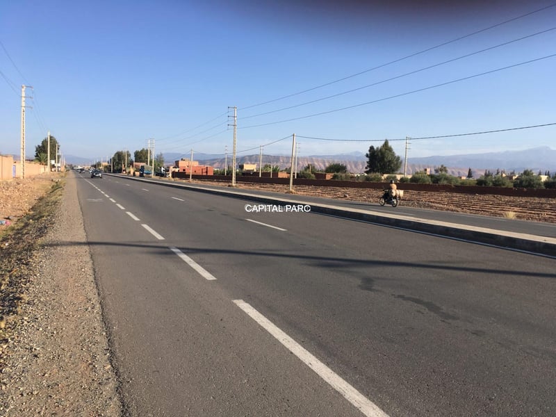 Terrain 8 ha à vendre, axe Ouarzazate, Marrakech — Terrain, Marrakech