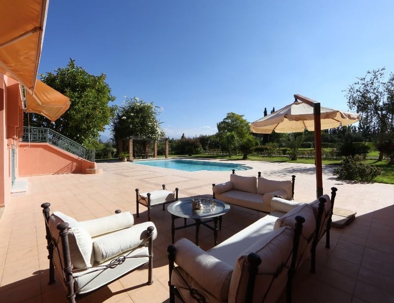 Propriété 5, 8 ha 600 m² 4 ch. à vendre Tasoultante, Marrakech — Maison, Ourika