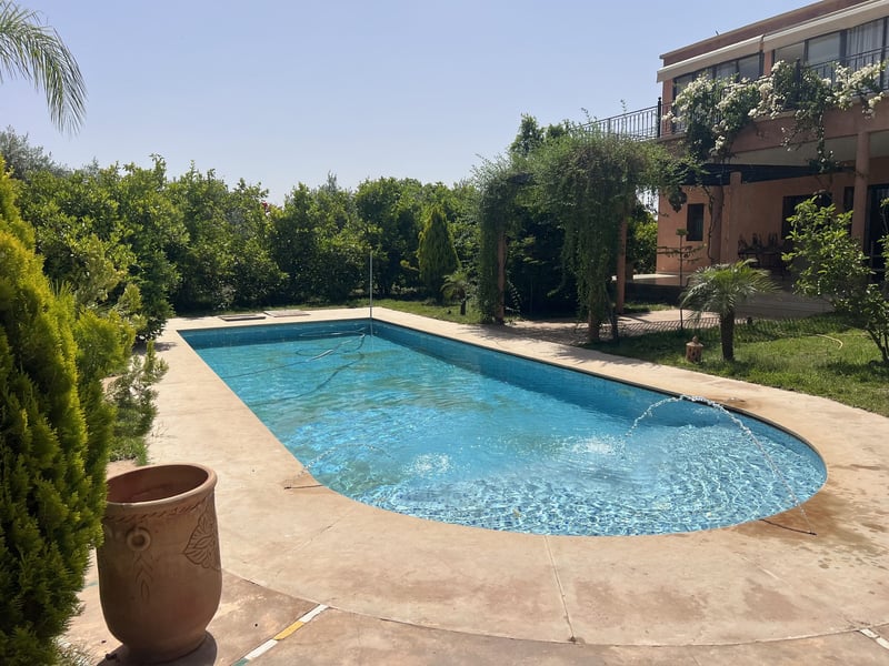 Ferme 5300 m² à vendre, piscine, Al Ouidane, Marrakech — Ferme, Marrakech