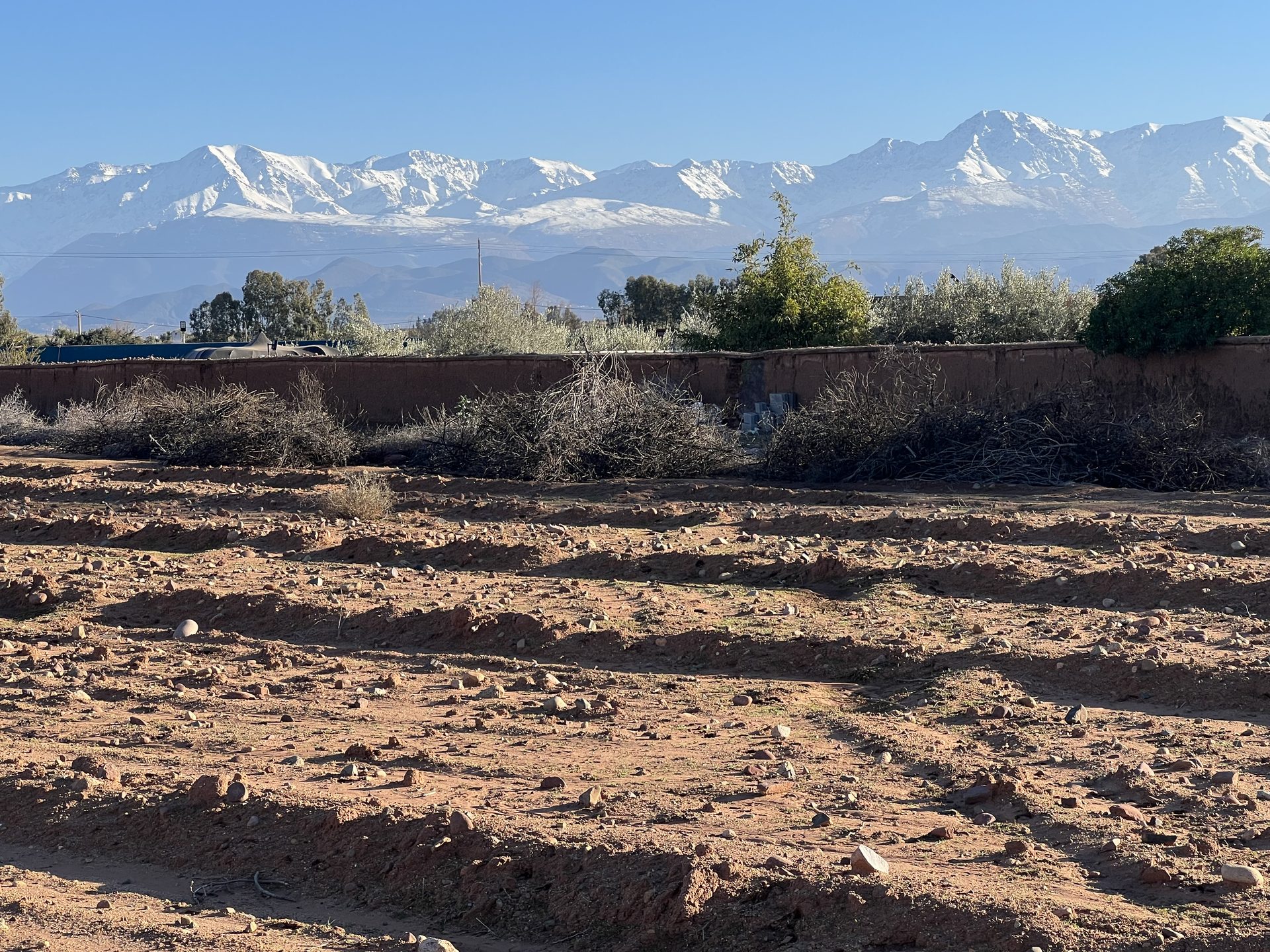 Terrain 6, 3 ha à vendre, route Ourika, Sidi Abdallah Ghiat — Terrain, Ourika