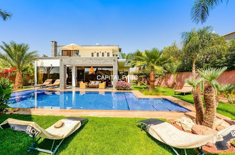 Villa 200 m² avec piscine à vendre, Oulad Hassoun Marrakech — Villa, Marrakech
