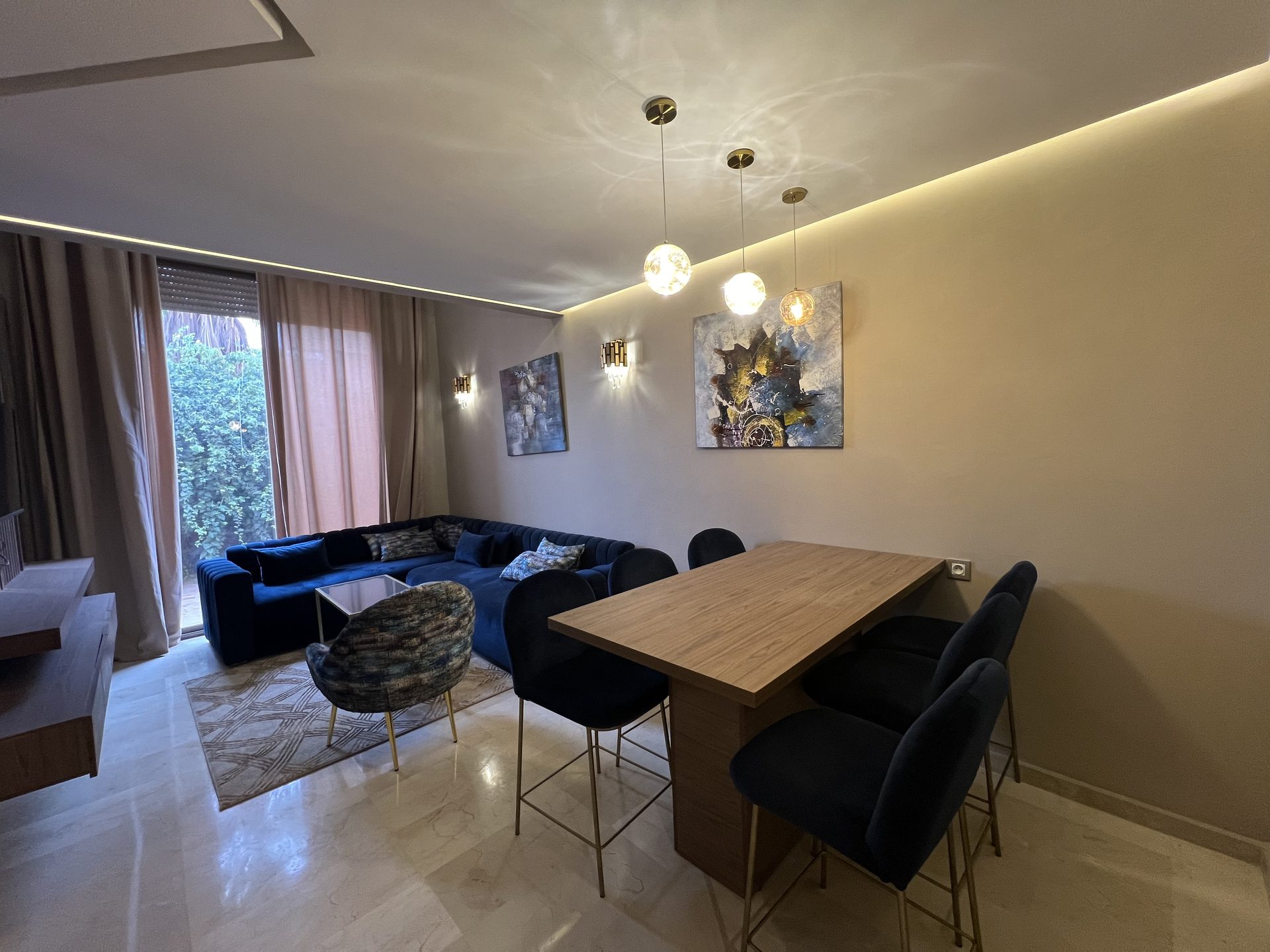 Duplex 82 m² à vendre, 2 ch., résid. piscine, Rte Casablanca, Marrakech — miniature 5