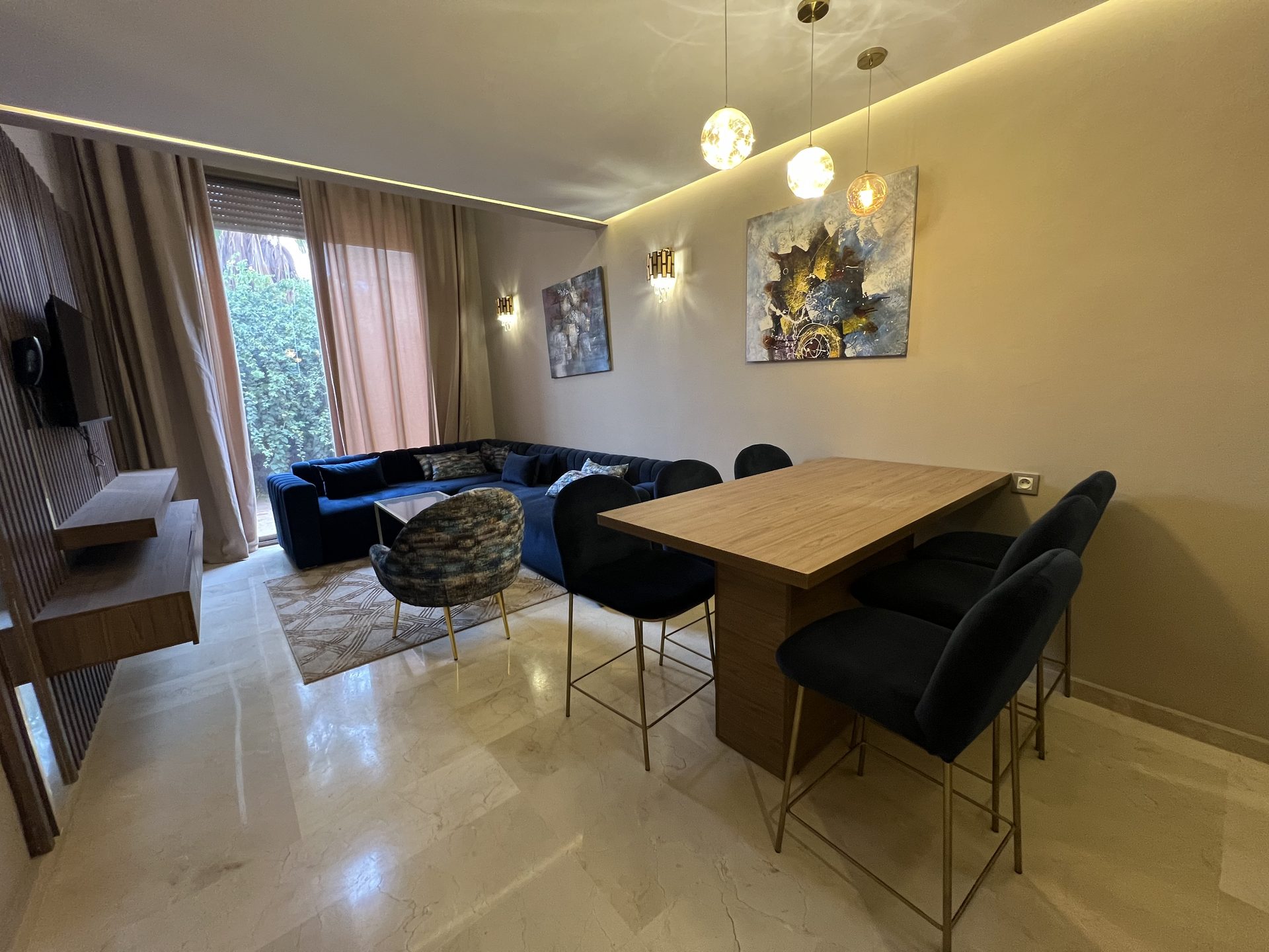 Duplex 82 m² à vendre, 2 ch., résid. piscine, Rte Casablanca, Marrakech — miniature 6