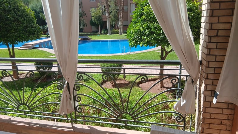 Appartement RDC 107 m² 2 ch. à vendre, Route de Casablanca, Marrakech — Appartement, Marrakech
