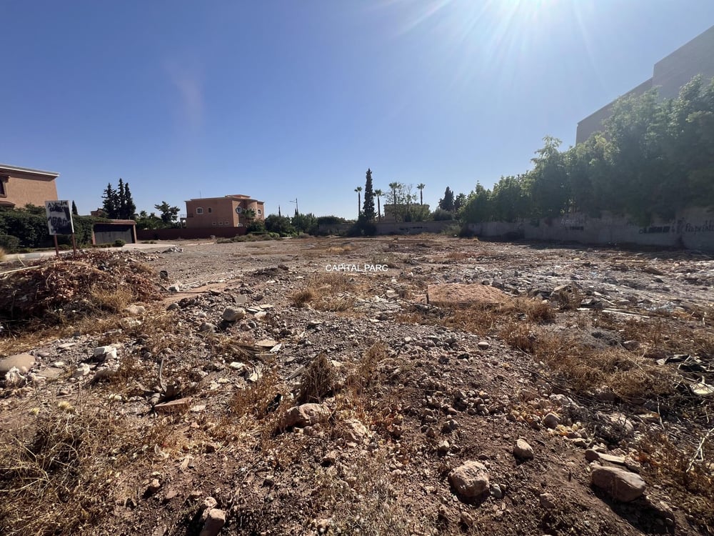 Terrain d'angle 1610 m² à vendre à Targa, Marrakech — photo 2