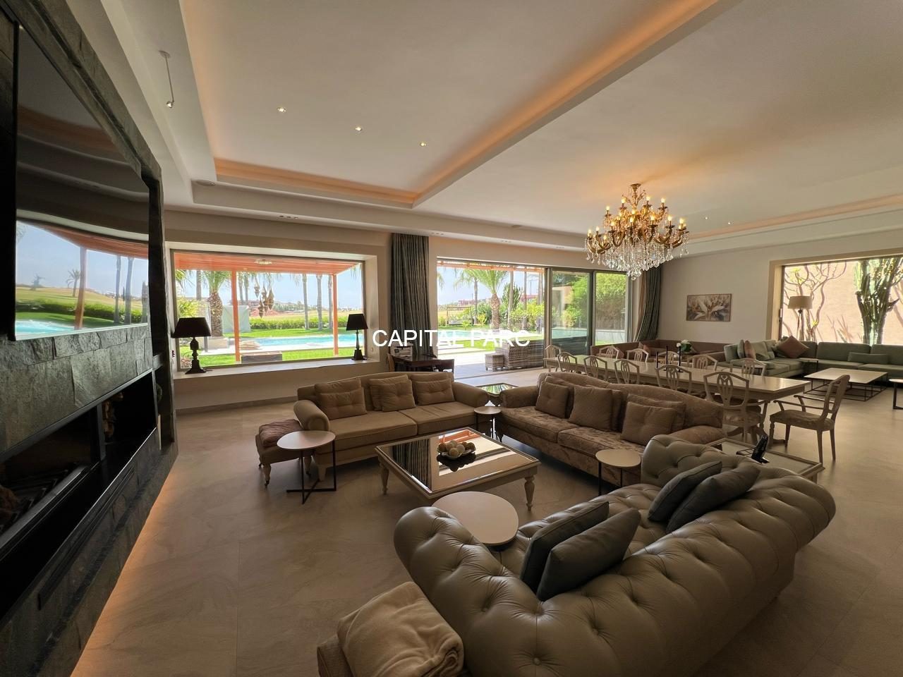 Villa de luxe 1080 m² front golf à vendre, Marrakech — miniature 12