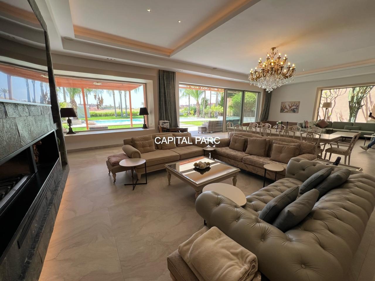 Villa de luxe 1080 m² front golf à vendre, Marrakech — miniature 3