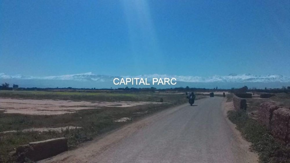 Terrain 26 ha avec projet villas autorisé à vendre Marrakech — photo 3