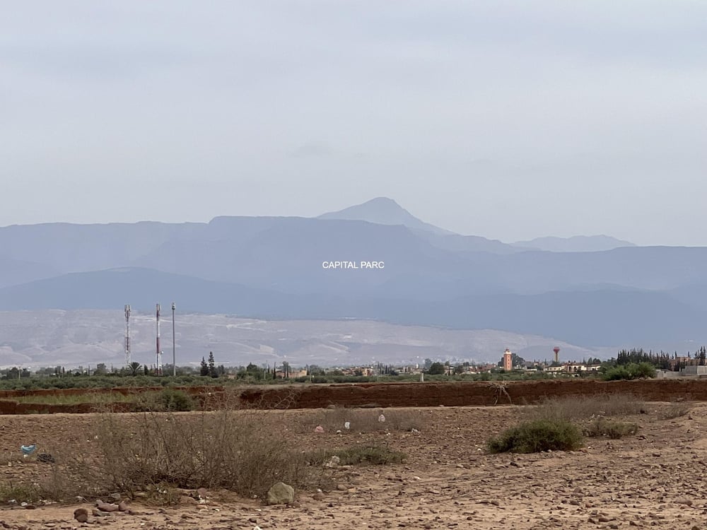 Terrain constructible 2,4 ha à vendre, Route de l'Ourika, Marrakech — photo 2