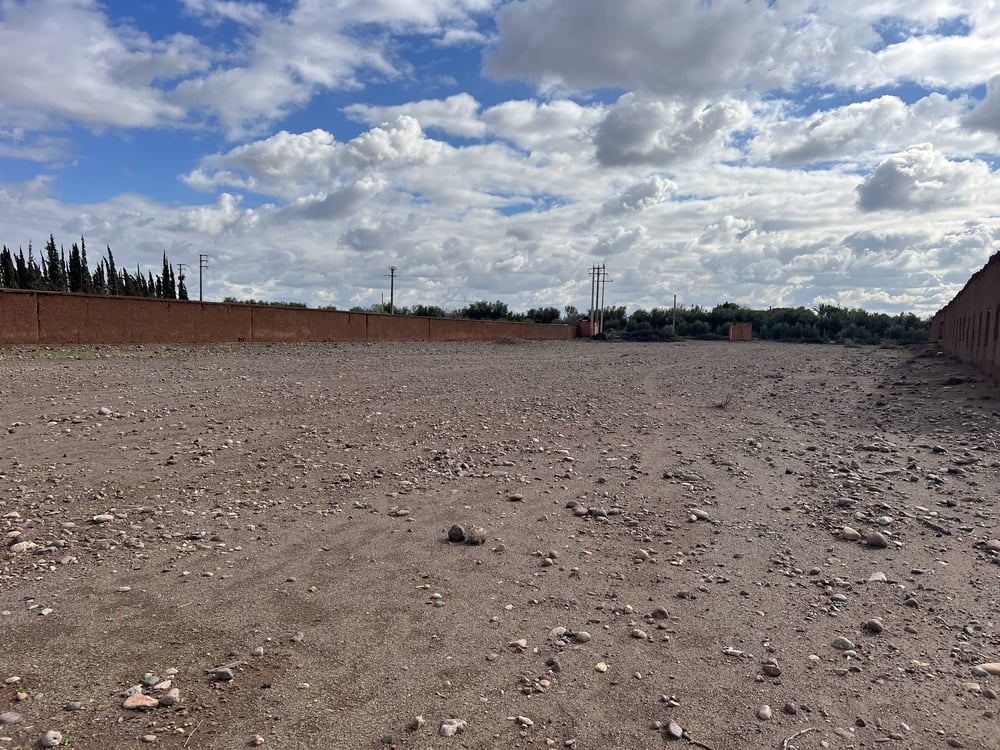 Terrain 1,4 ha à vendre Tasoultante, route de Tahanaoute Marrakech — photo 2