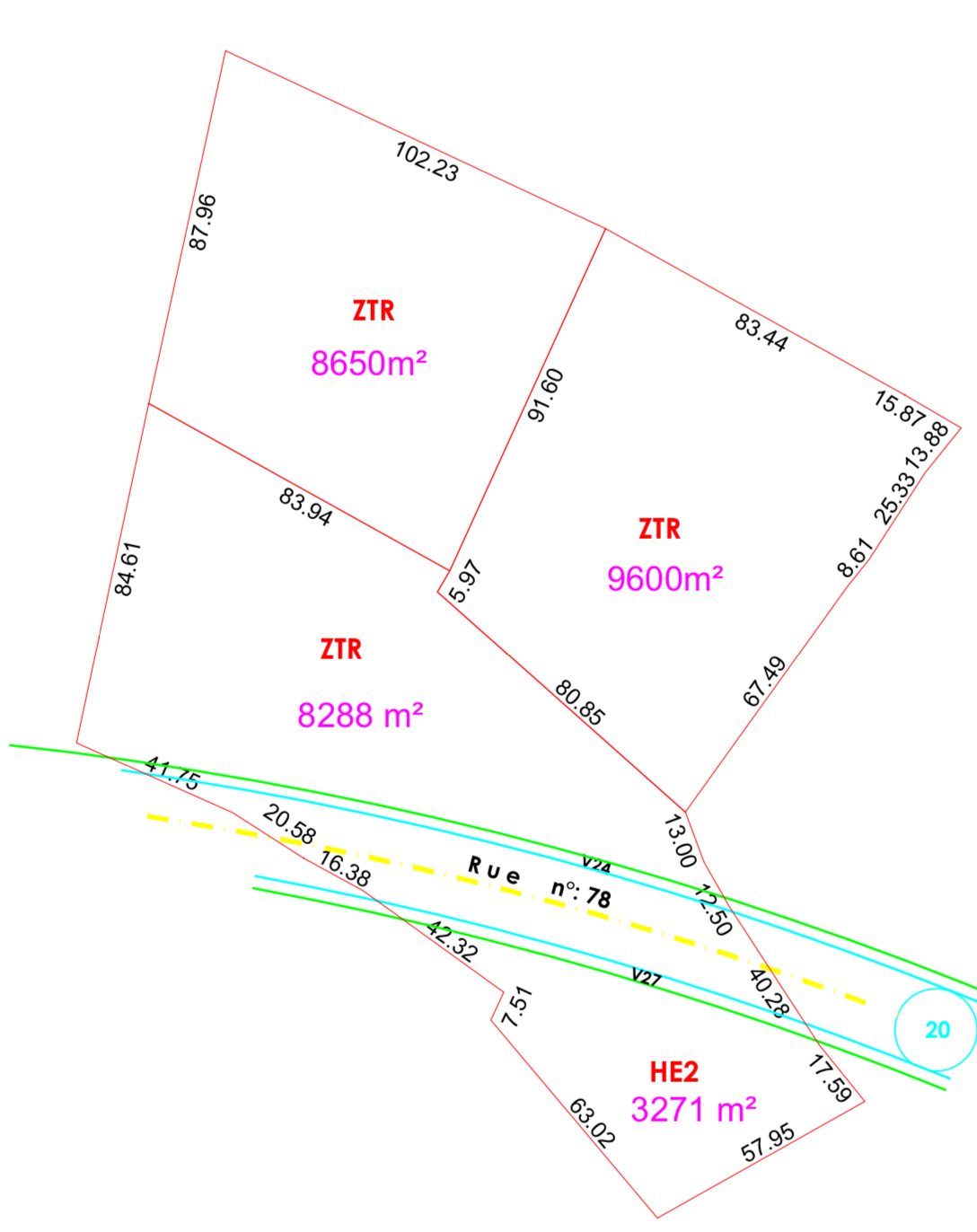 Terrain ZTR à vendre, 3,5 ha, Route de Casablanca, Marrakech — miniature 2