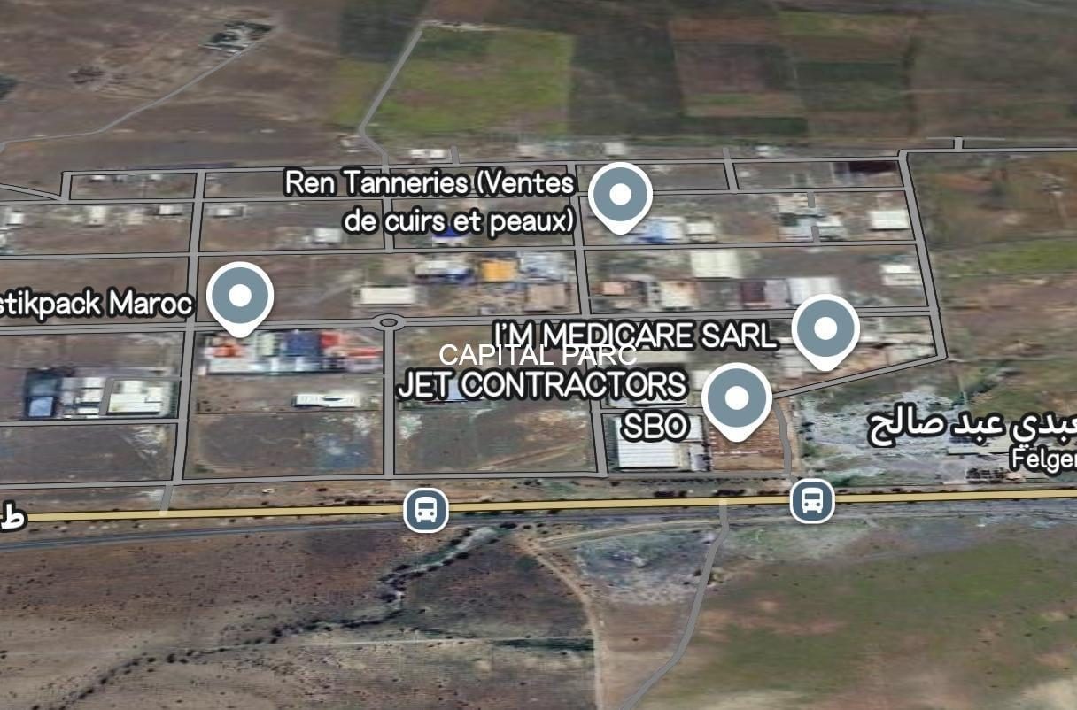 Dépôt industriel 1000 m² à vendre, Sidi Bou Othmane, Marrakech — miniature 5