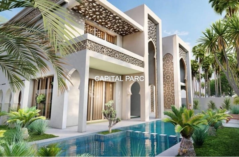 Villa moderne 6 ch. à vendre, 725 m², Targa, Marrakech — Villa, Marrakech