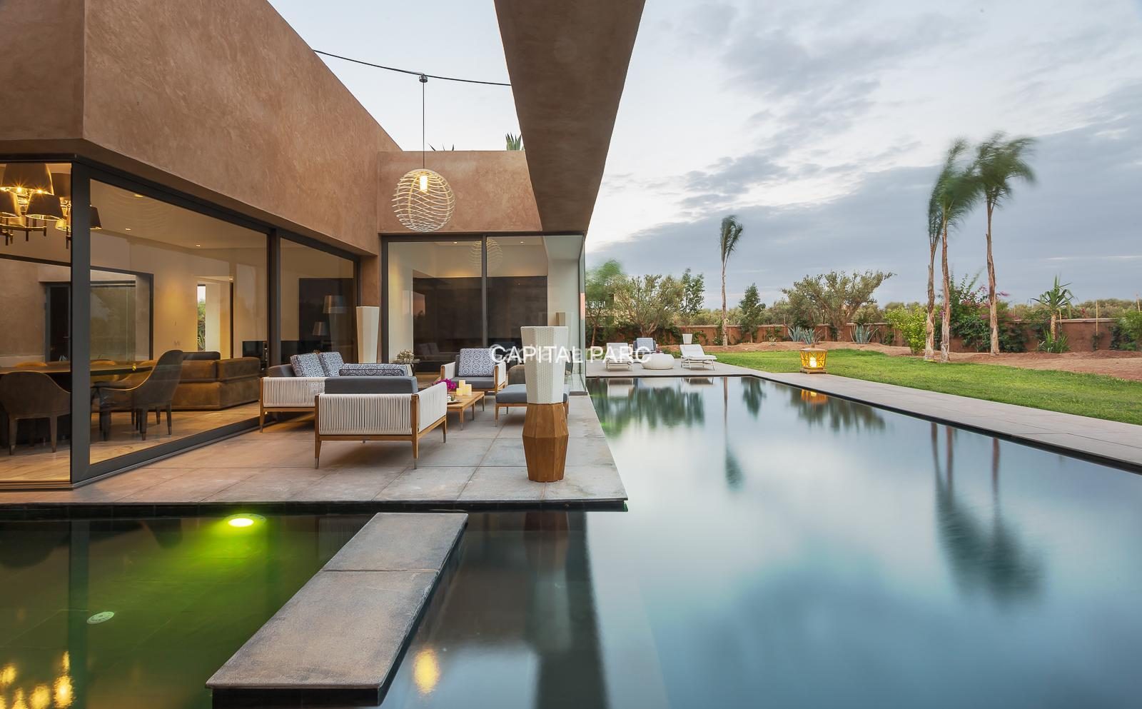 Villa 4 ch. 450 m² à vendre, Marrakech Annakhil — miniature 7