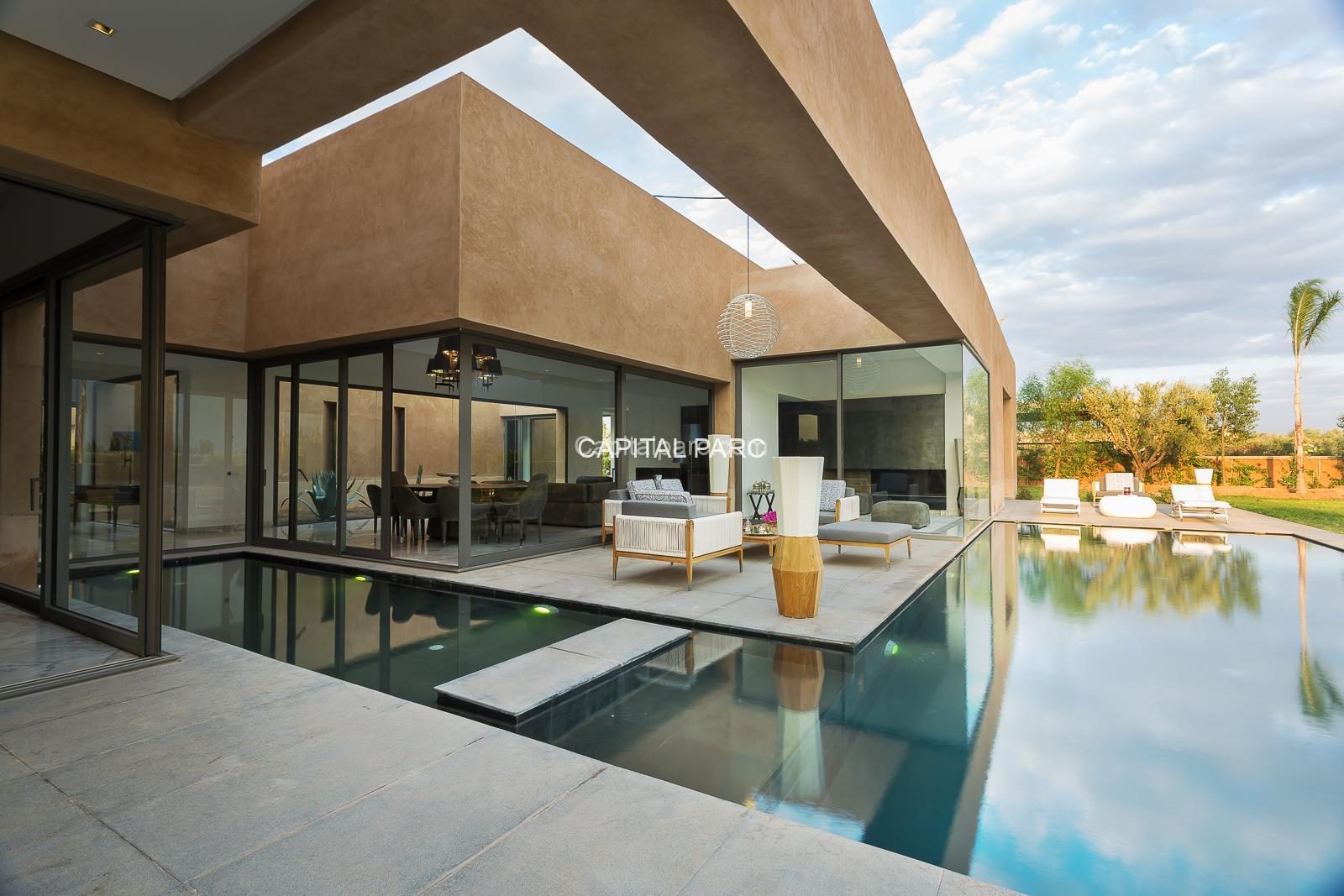 Villa 4 ch. 450 m² à vendre, Marrakech Annakhil — miniature 8