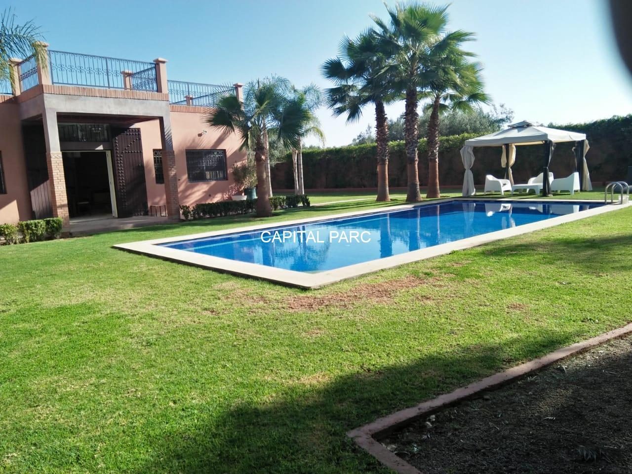 Villa meublée 1400 m² à louer, campagne Marrakech — Villa meublée, Marrakech