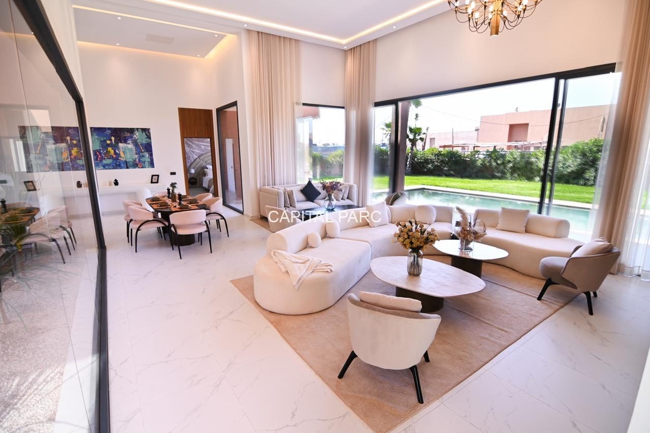 Villa plain-pied 4 suites à vendre, Marrakech — miniature 4