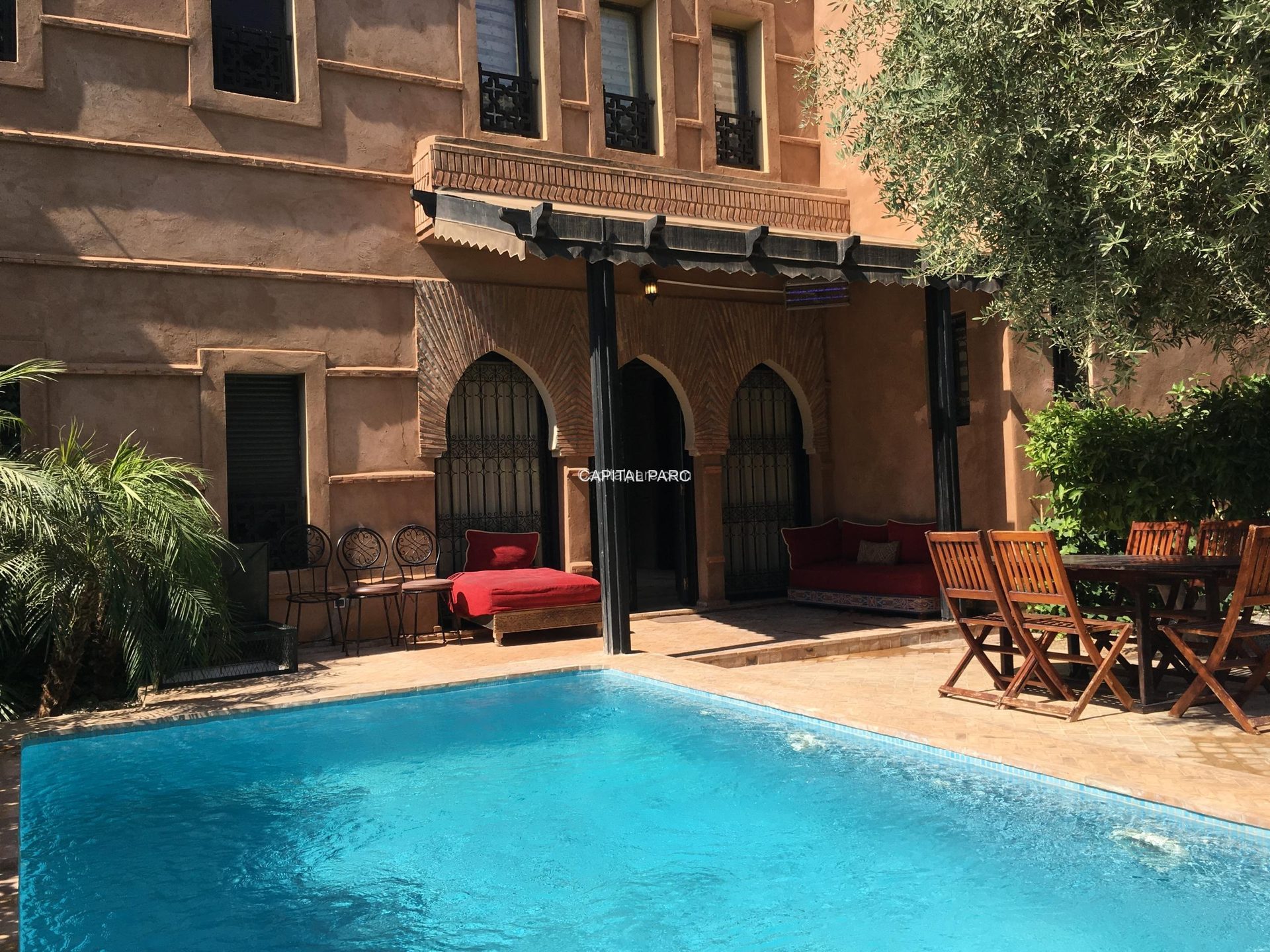 Villa Riad 400 m² à louer avec piscine, Marrakech — miniature 8