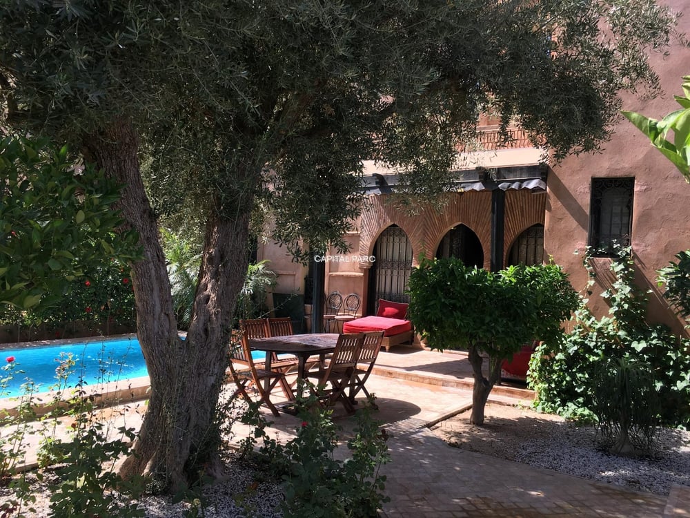 Villa Riad 400 m² à louer avec piscine, Marrakech — photo 9