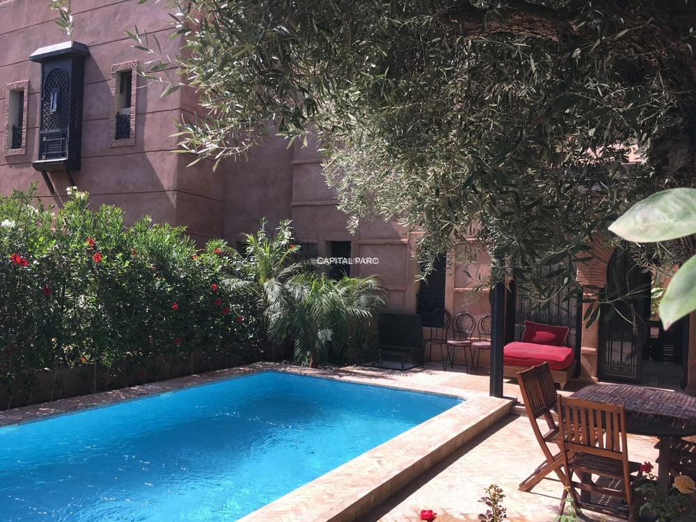 Villa Riad 400 m² à louer avec piscine, Marrakech — photo 10