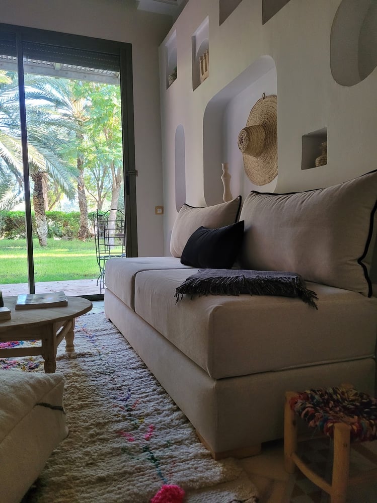 Location vacances : appartement rez-de-chaussée bien meublé, Palmeraie Village, Marrakech — photo 10